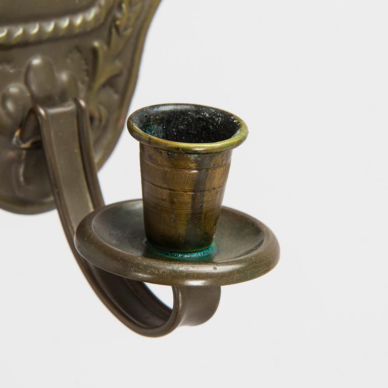 Antti Hakkarainen, a pair of 1930s '1100' candle wallsconce for Taidetakomo Antti Hakkarainen.