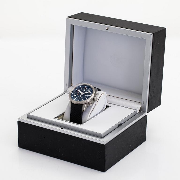 IWC, Aquatimer Chronograph, “Expedition Jacques-Yves Cousteau", wristwatch, 44 mm.