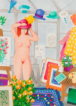 Lennart Jirlow, Nude model.