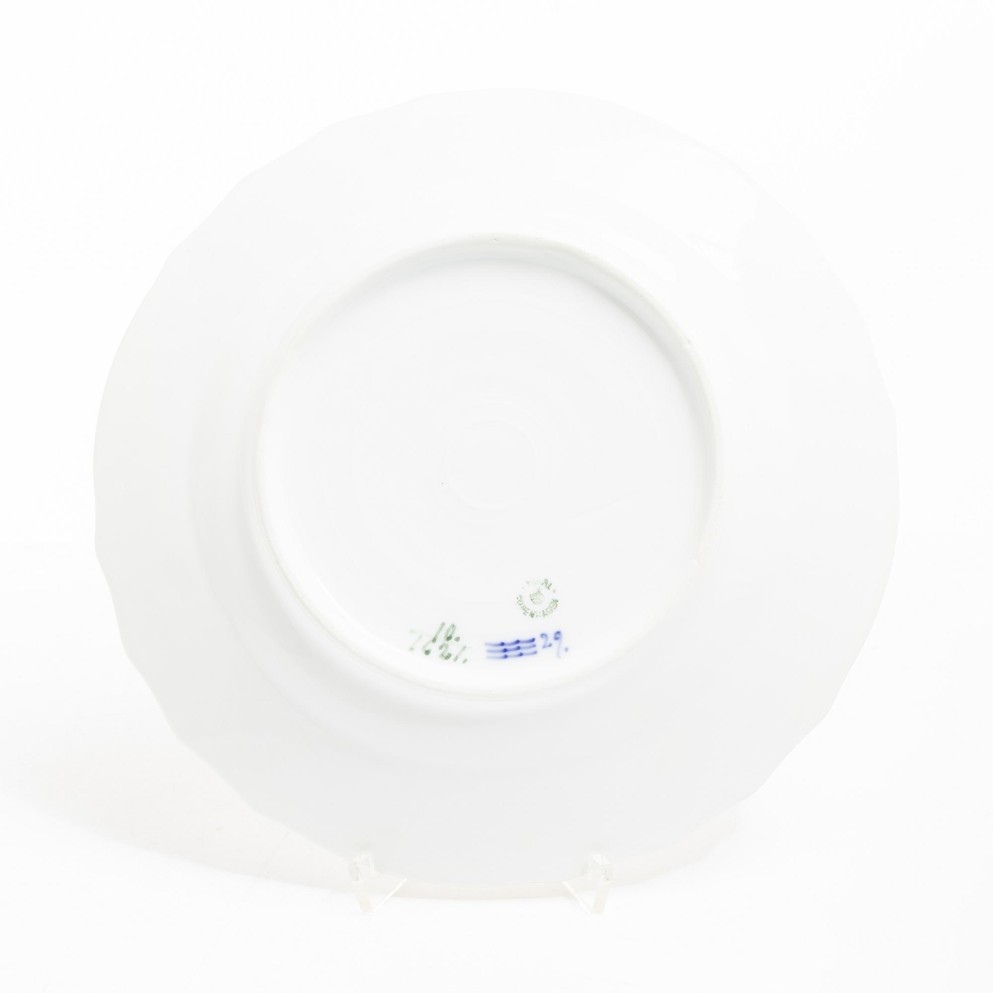 Royal Copenhagen, A 'Blue Flower' 31-piece dinner service, Denmark.