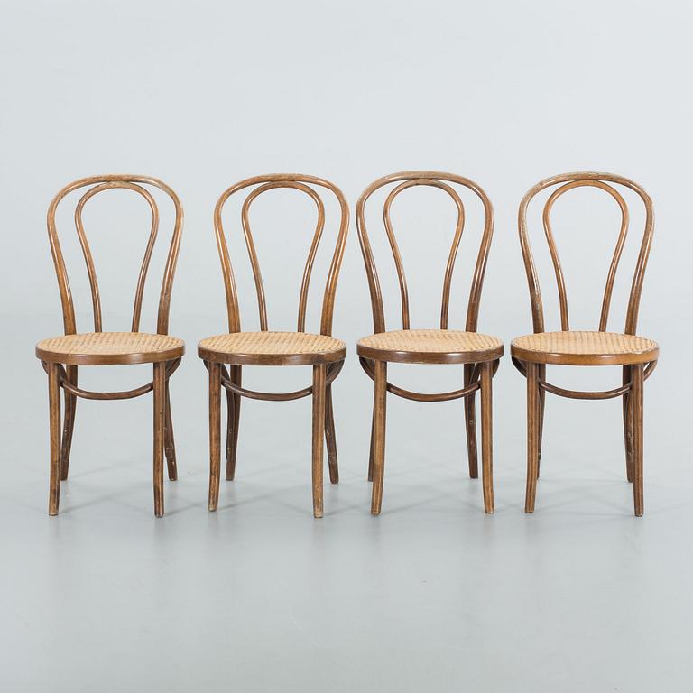 CAFÉSTOLAR, 4 st, märkta ZPM, Radomsko. Polen. 1900-talets början.