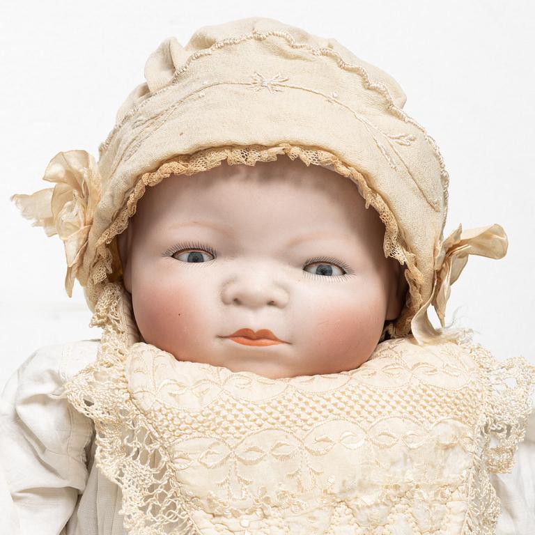Baby dolls, 2 pcs, Germany 1920s, manufacturers Grace S Putnam and Louis Amberg.