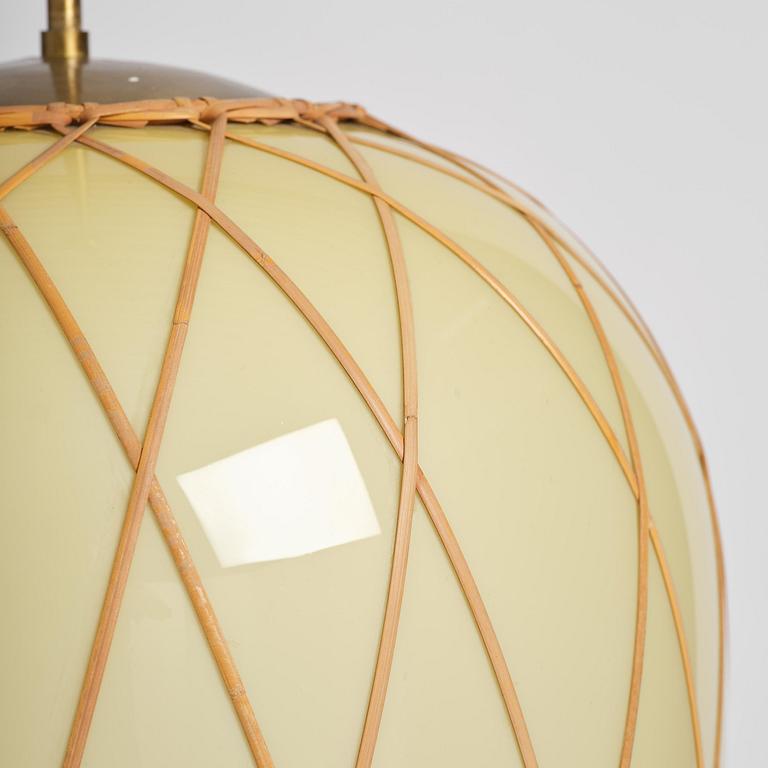 Harald Notini, a pair of ceiling lamps model 11555, Arvid Böhlmarks Lampfabrik, Stockholm, 1940s.