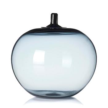16. Ingeborg Lundin, a "Melon" glass vase, Orrefors, post 1957.
