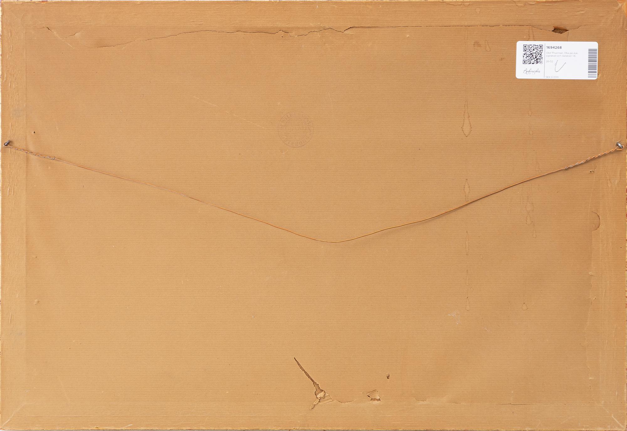 Olof Thunman, Sommarmoln.