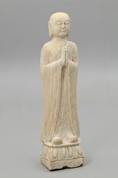 SKULPTUR, alabaster, Shangxi-provinsen, Kina, 1900-tal.