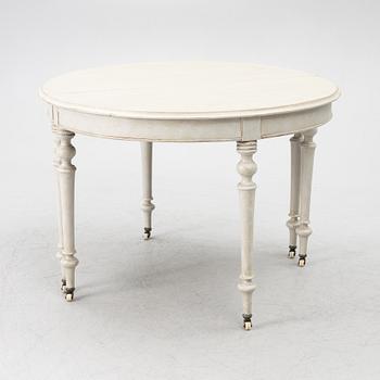 A 19th century dining table.