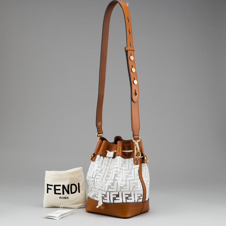 FENDI, a 'Mon Tresor' calf skin and PU bag.