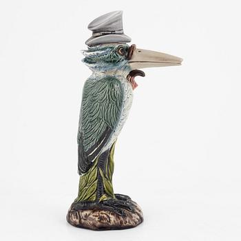 Richard M. Krause, a majolica bottle, late 19th century.