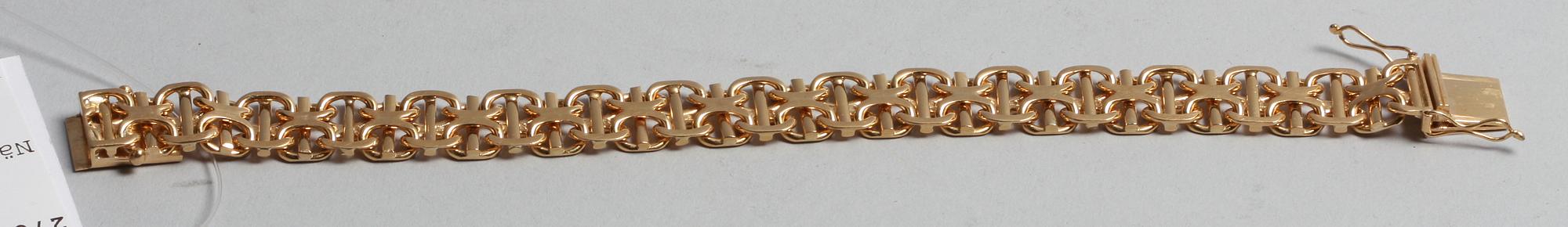 ARMLÄNK. 18k guld, ca 44 g.