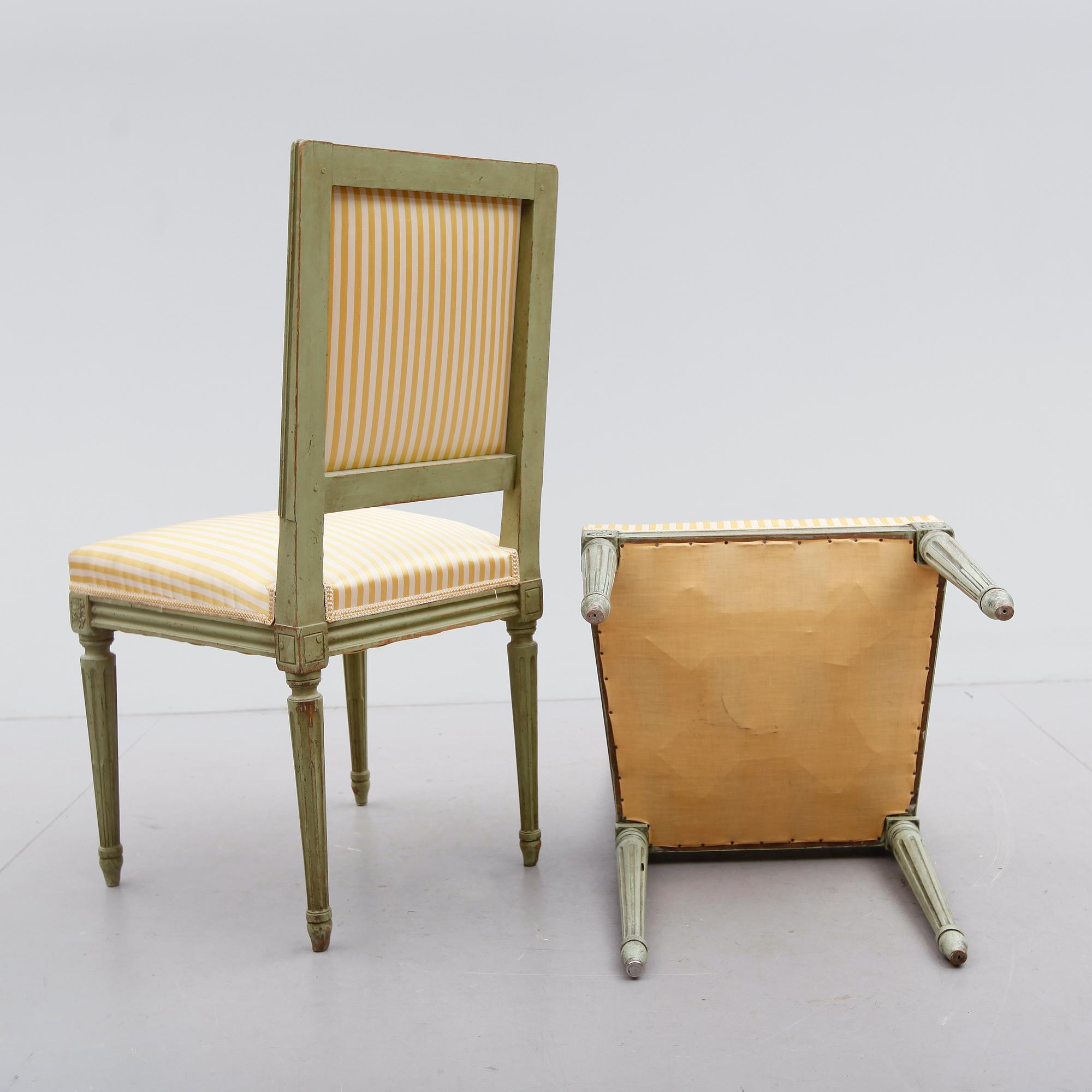 STOLAR, 10 st, gustaviansk stil, 1900-talets första hälft.