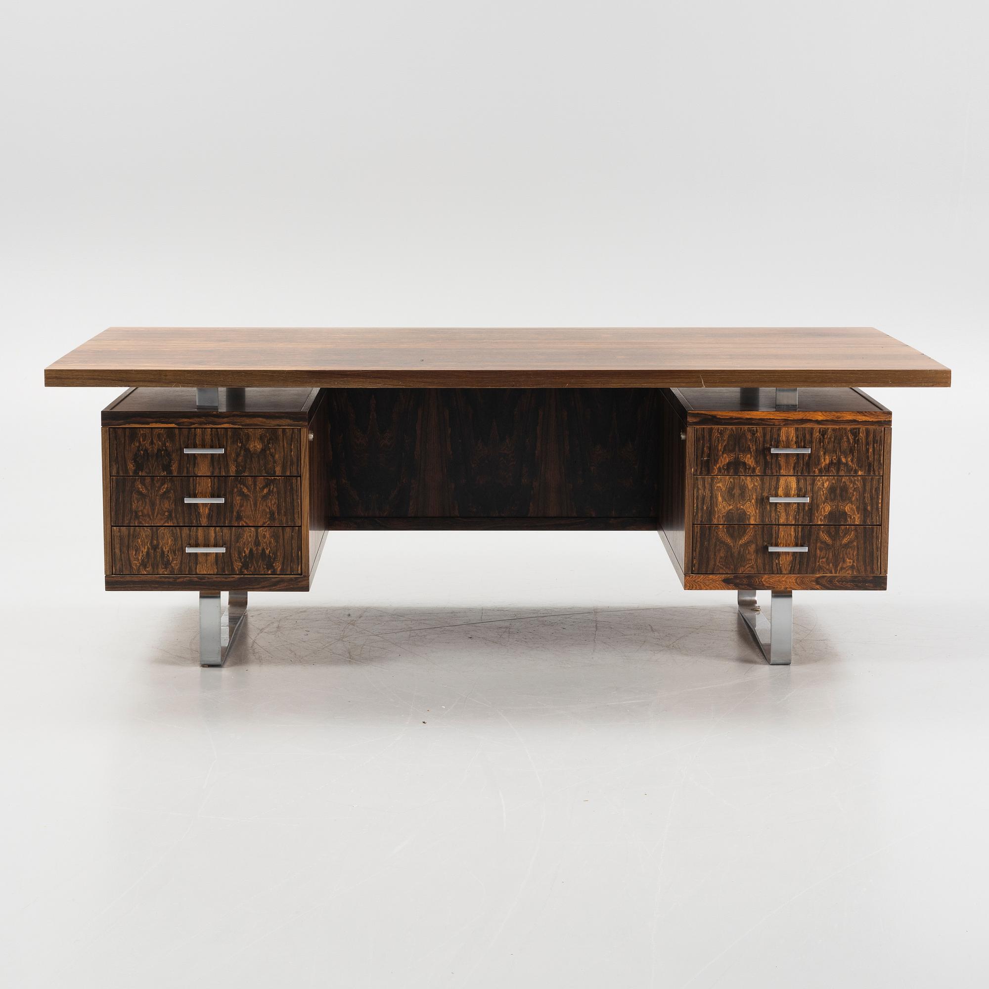 Jørgen Pedersen, skrivbord, E Pedersen & Son, Danmark. 1970-tal.