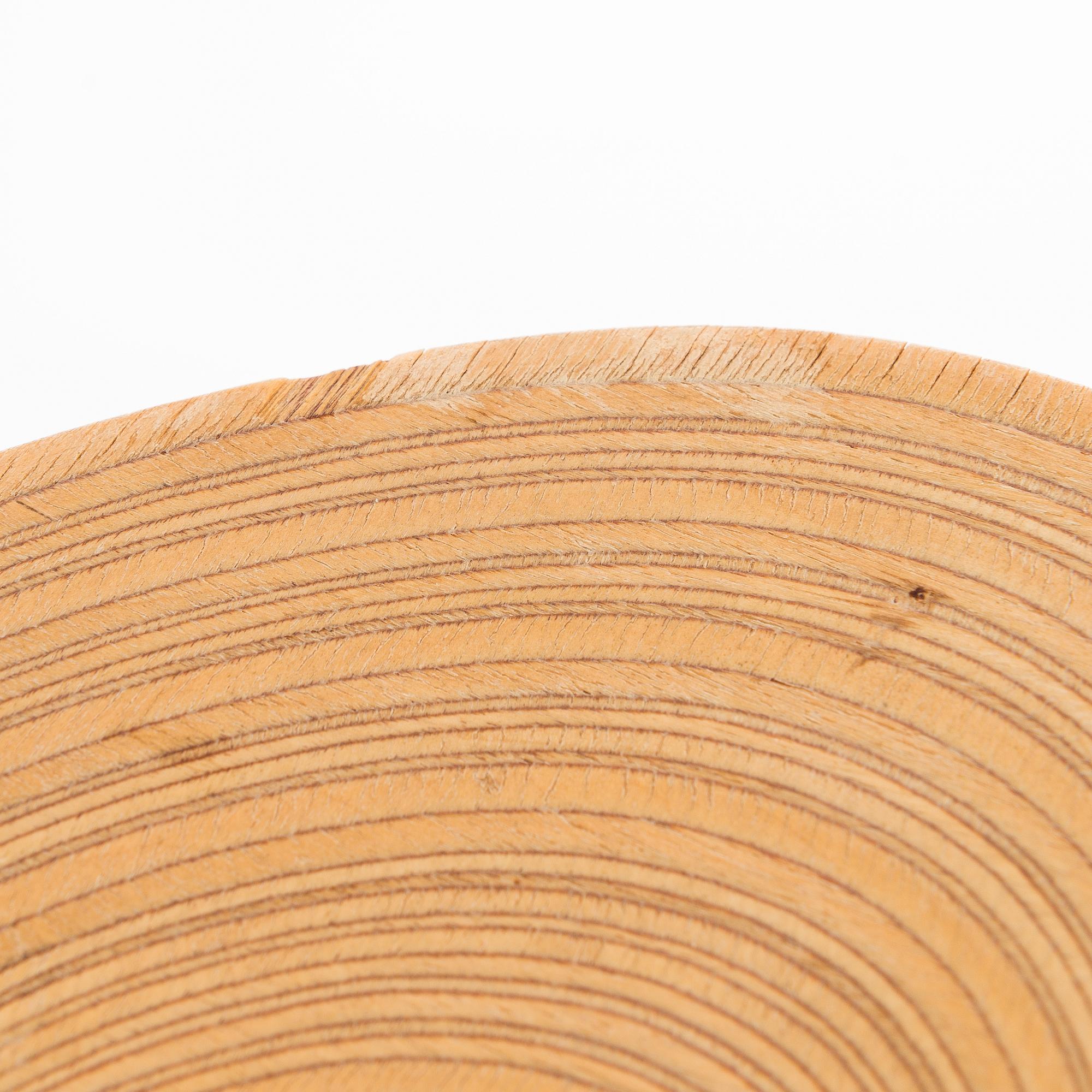 Tapio Wirkkala, A plywood dish signed TW.