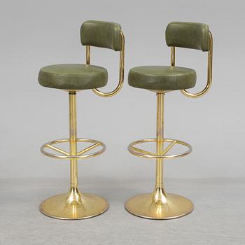 A set of six bar stools by Johanson Design, Markaryd.