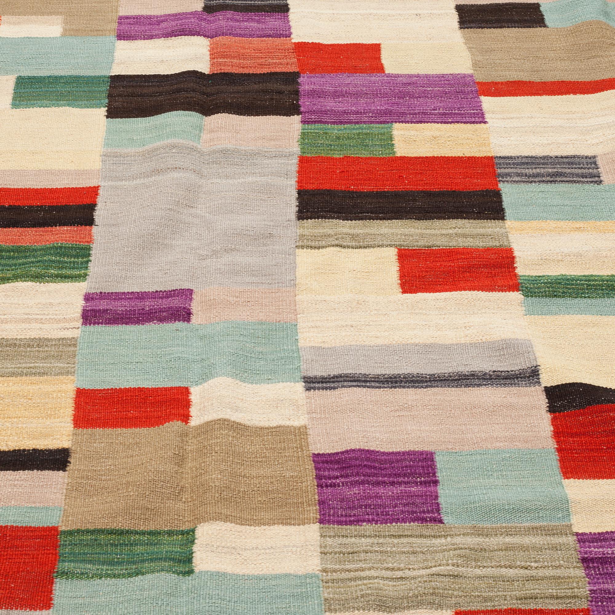A CARPET, FLAT WEAVE, around 333 x 252 cm.