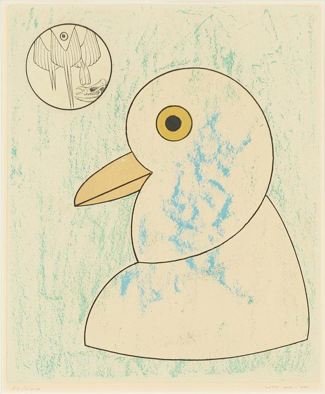 Max Ernst, From "Oiseaux en Peril".