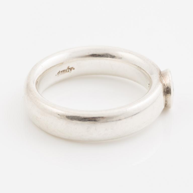 Gaudy, Ring, Gaudy, silver med citrin.