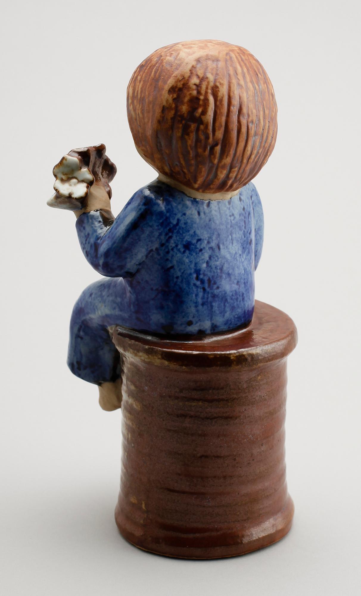 FIGUR, stengods, Lisa Larson, Rörstrand.
