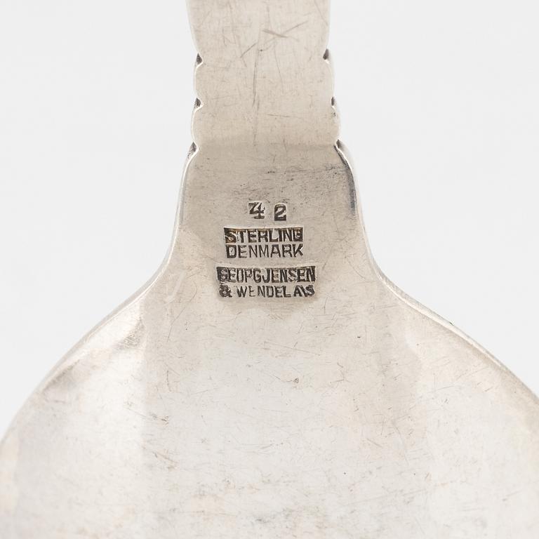 Georg Jensen, serveringsbestick, ett par, sterlingsilver, Danmark.