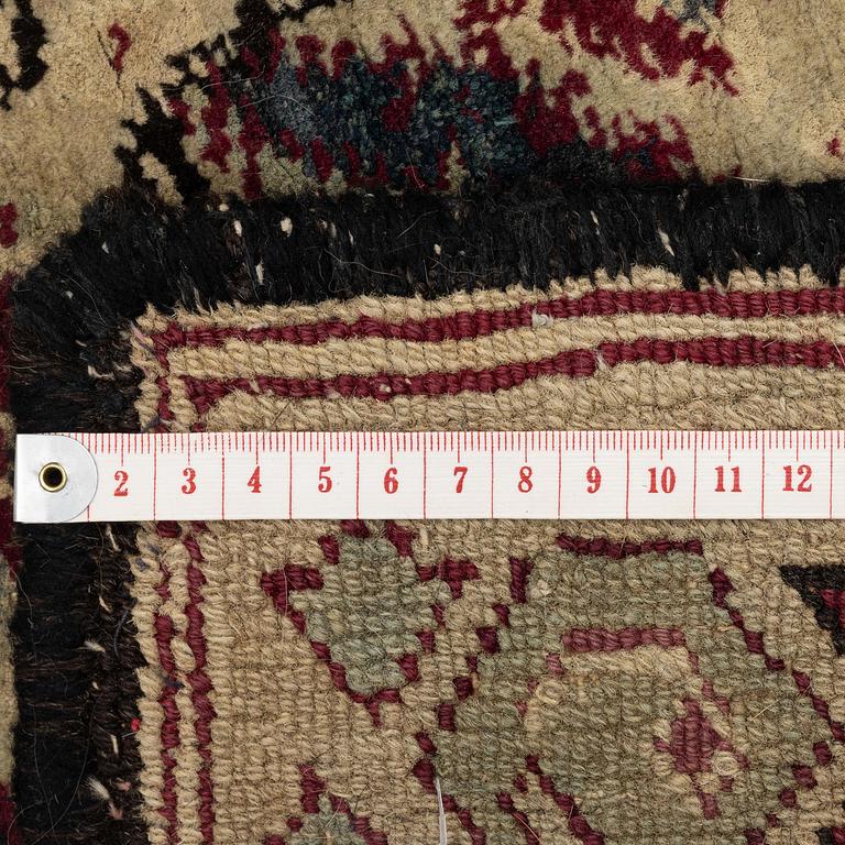 An antique Agra rug, Northern India, c.   200 x 143 cm.