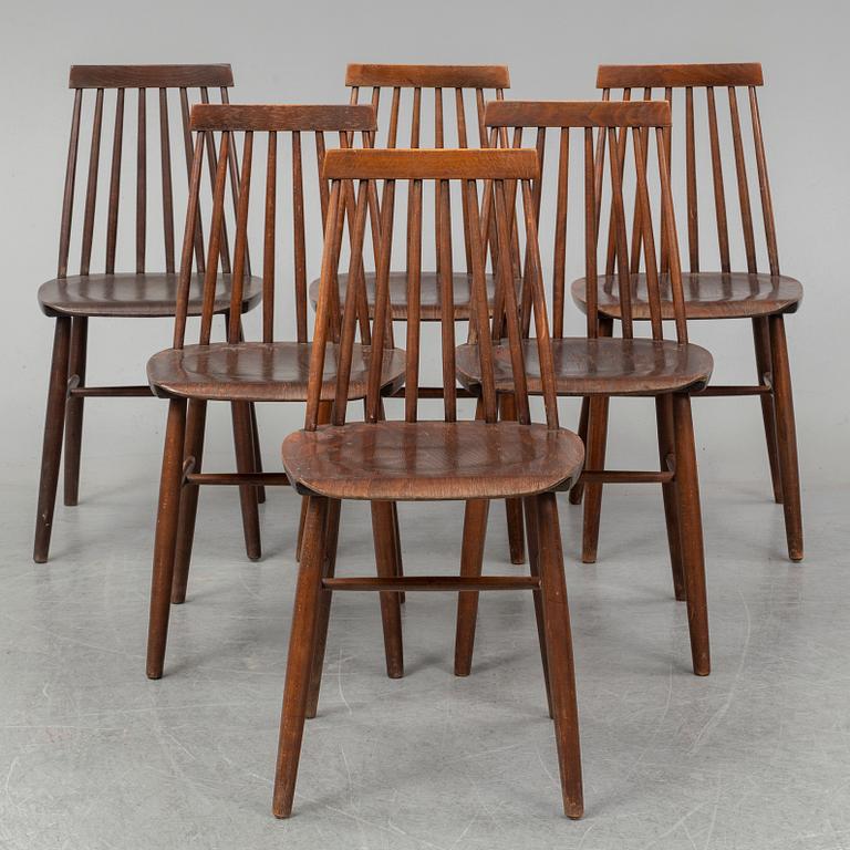 A set of 6 'Preben' chairs from IKEA.