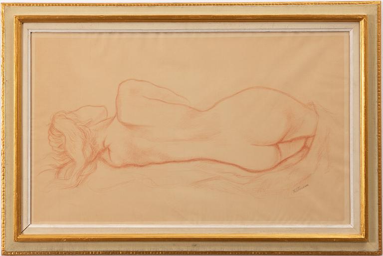 Oscar Antonsson, Study of a model.