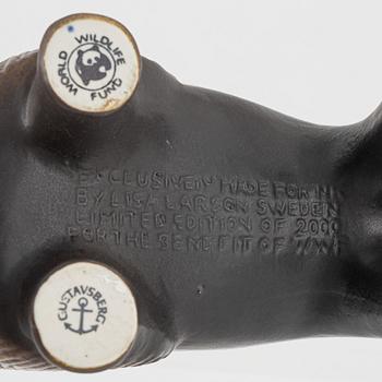 Lisa Larson, "Visent", figurin, stengods, Gustavsberg.