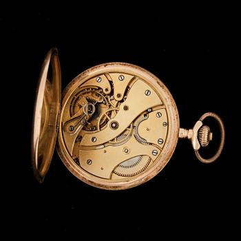 FICKUR, savonettur, 14k guld. 1920-tal. Vikt 93,3g.
