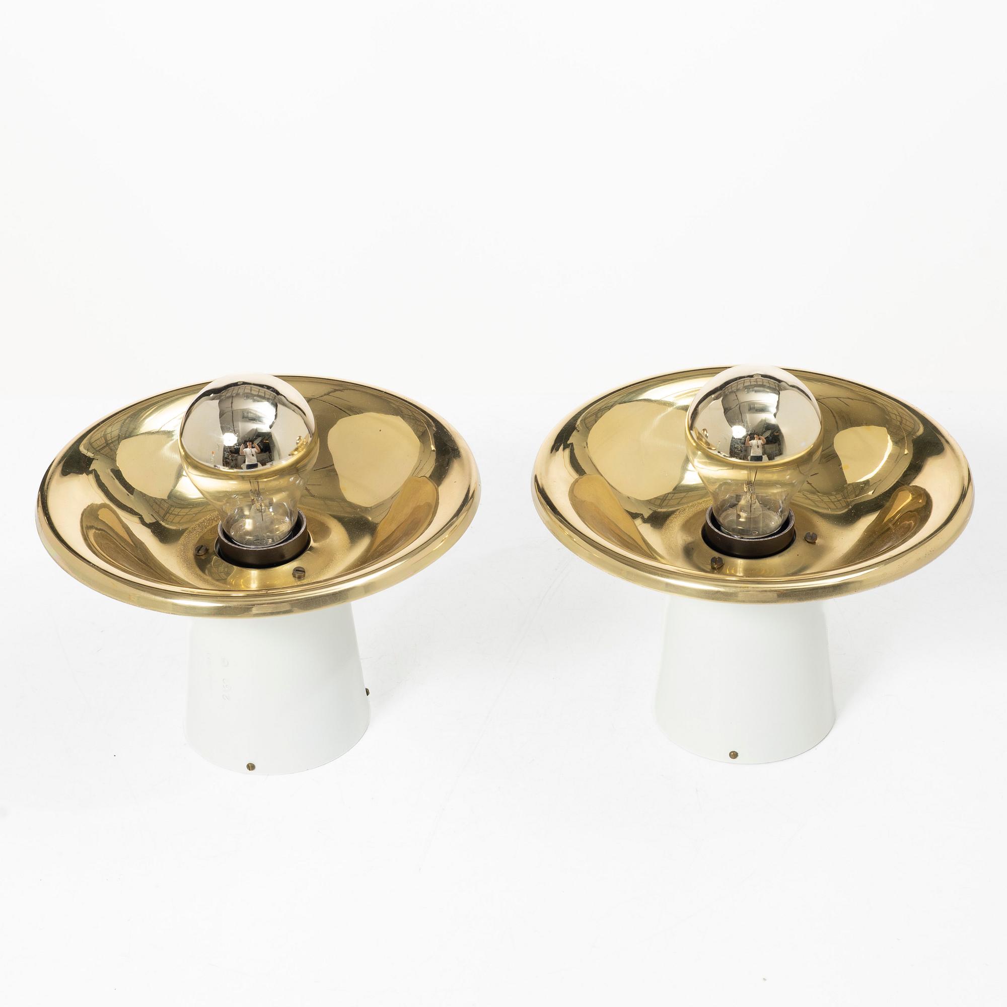 Josef Frank, Ceiling lamps, a pair, model 2162, Svenskt Tenn.