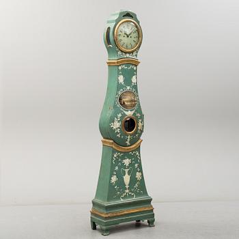 A Swedish Rococo longcase clock, second half of the 18th century.