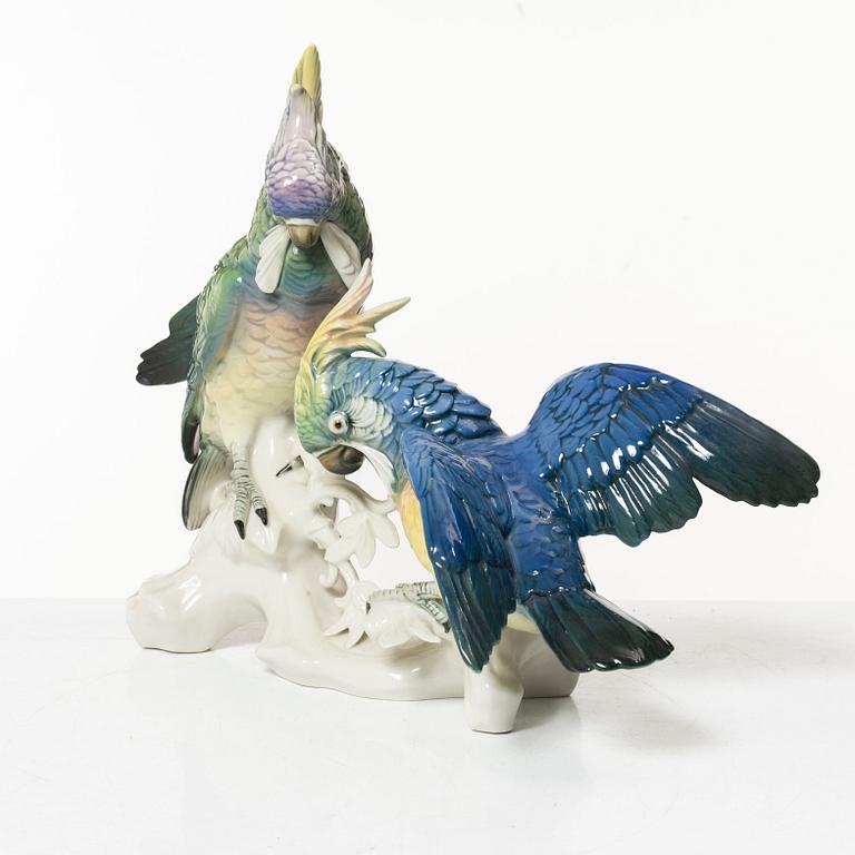 Figure, porcelain, Karl Ens, Germany, 20th century.