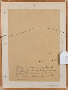 EMIL EDVARD DANIELSSON, akvarell, signerad ED. och daterad 1963.