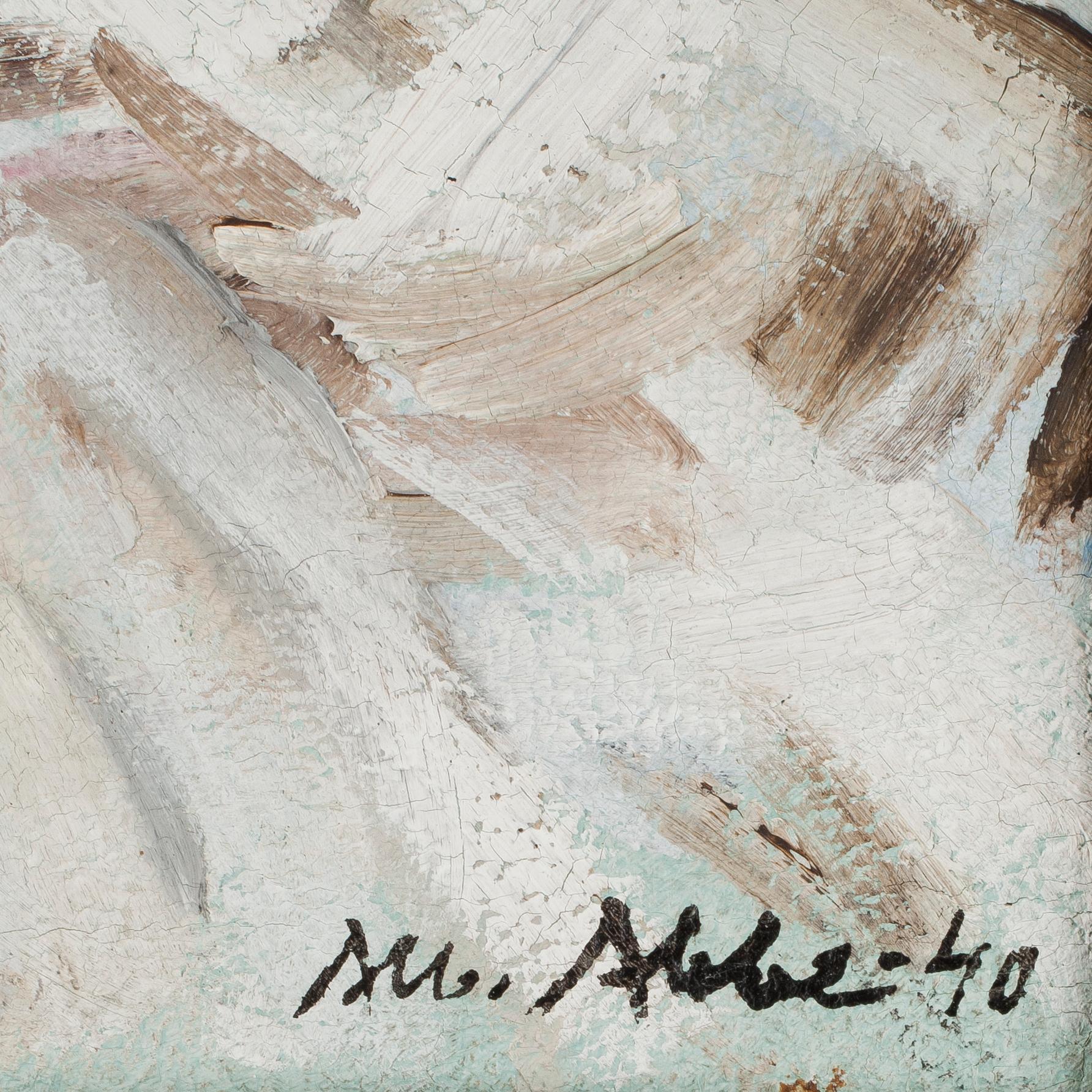 ALBERT ABBE, olja på duk, sign o dat -40.