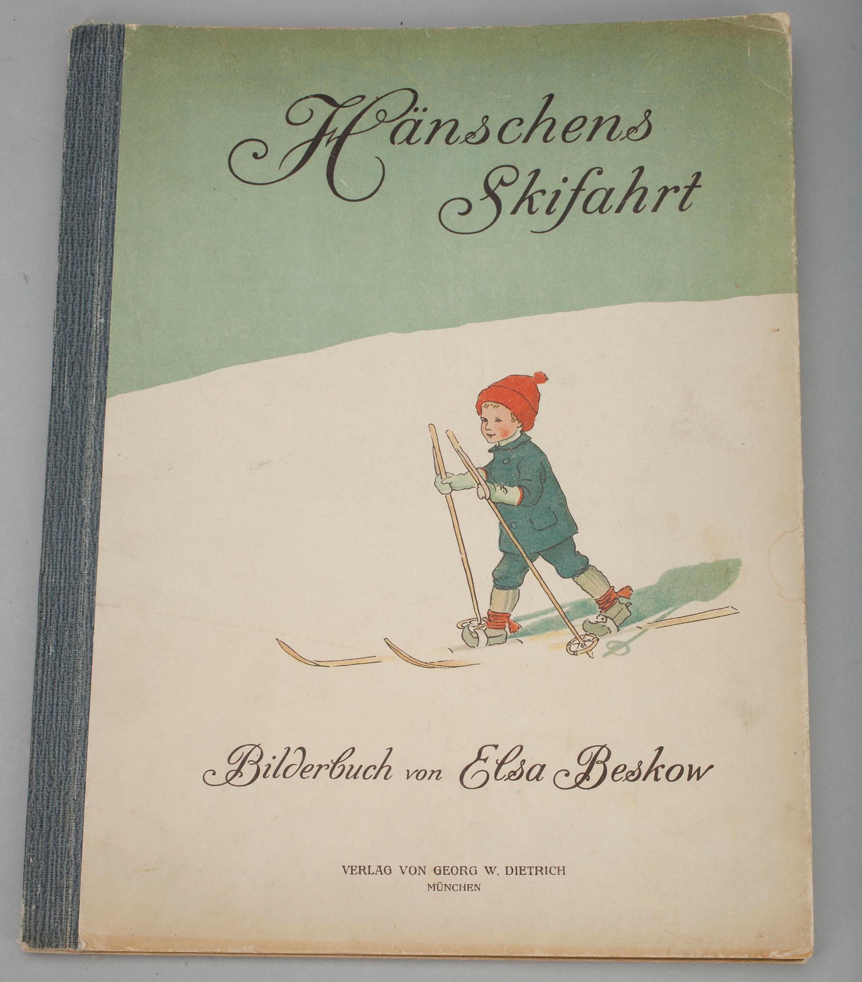 BARNBÖCKER, 4 st, tyskspråkiga, bl.a. Elsa Beskow, Tyskland, tidigt 1900-tal.