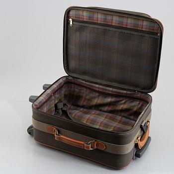 Mulberry, a suitcase.