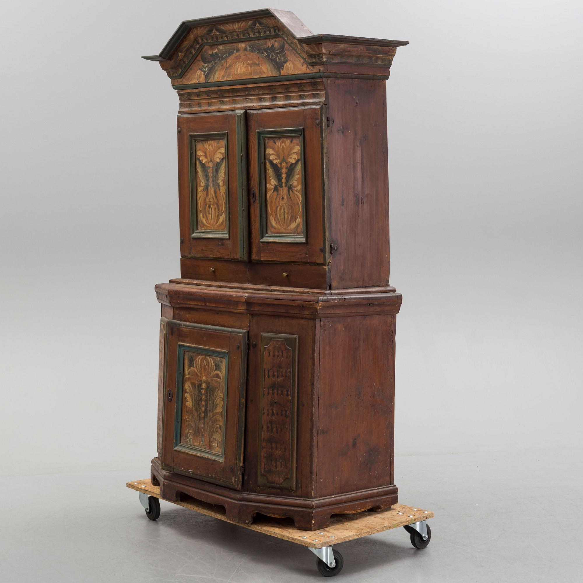 SKÅP, allmoge, 1700-tal.