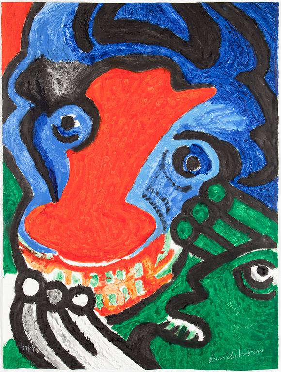 BENGT LINDSTRÖM, portfolio with 12 carborundum in colours, signed Lindström and numbered 27/99.