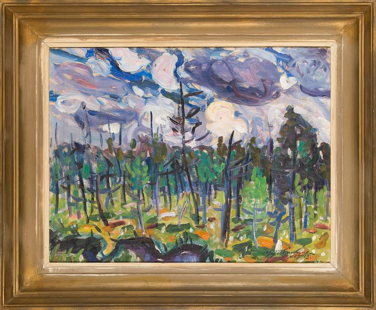 Yrjö Saarinen, Uhkaavat pilvet.