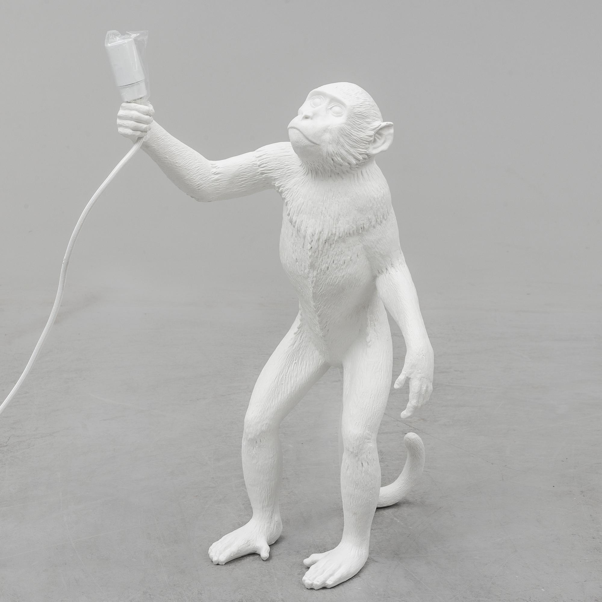 SELETTI, three Monkey lamps, design Marcantonio Raimondi Malerba.