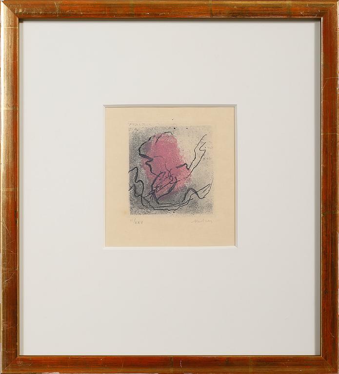 JEAN FAUTRIER, etsning, signerad och numrerad II/XXV.