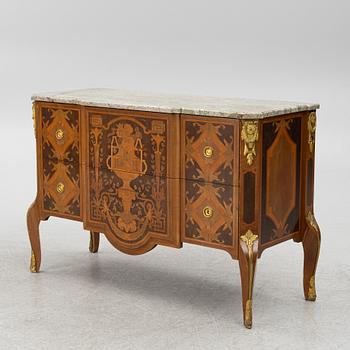 Bureau, Gustavian style, marked 1910.