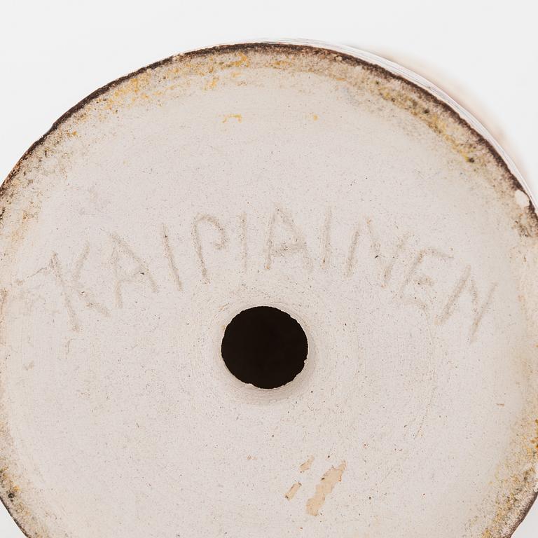 Birger Kaipiainen, munakuppipari, kivitavaraa, signeerattu Kaipiainen.