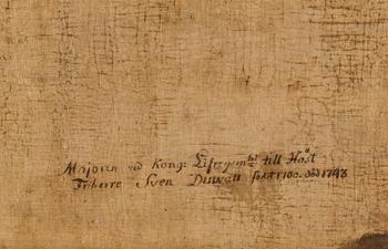 OKÄND KONSTNÄR, olja på duk, 1700-talets första hälft.