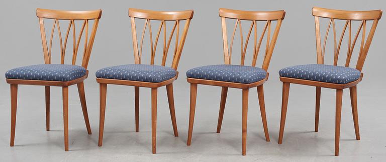STOLAR, 4 st, "Guldheden", Carl Malmsten, omkring 1950.