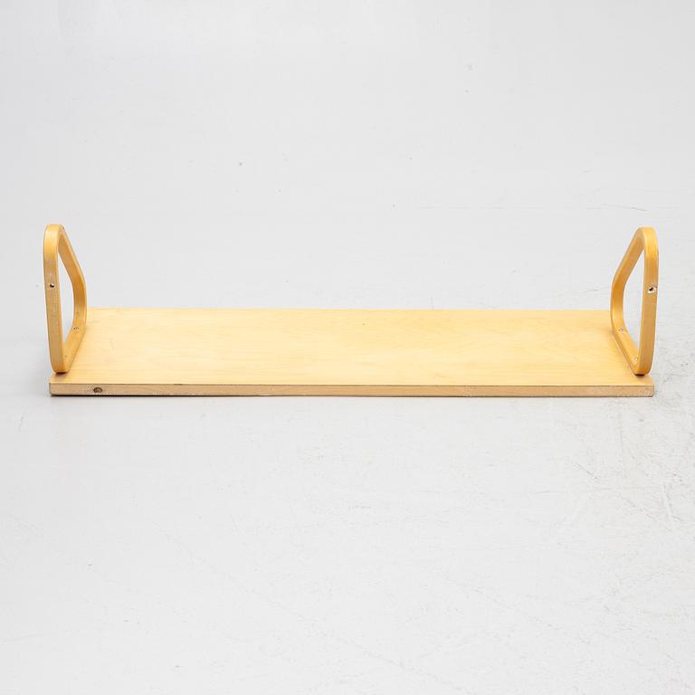 Alvar Aalto, a wall shelf, model 112A, Artek, Finland.