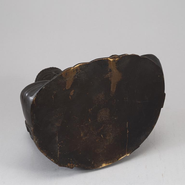 A Japanese buddha sculpture, late 20th Century.