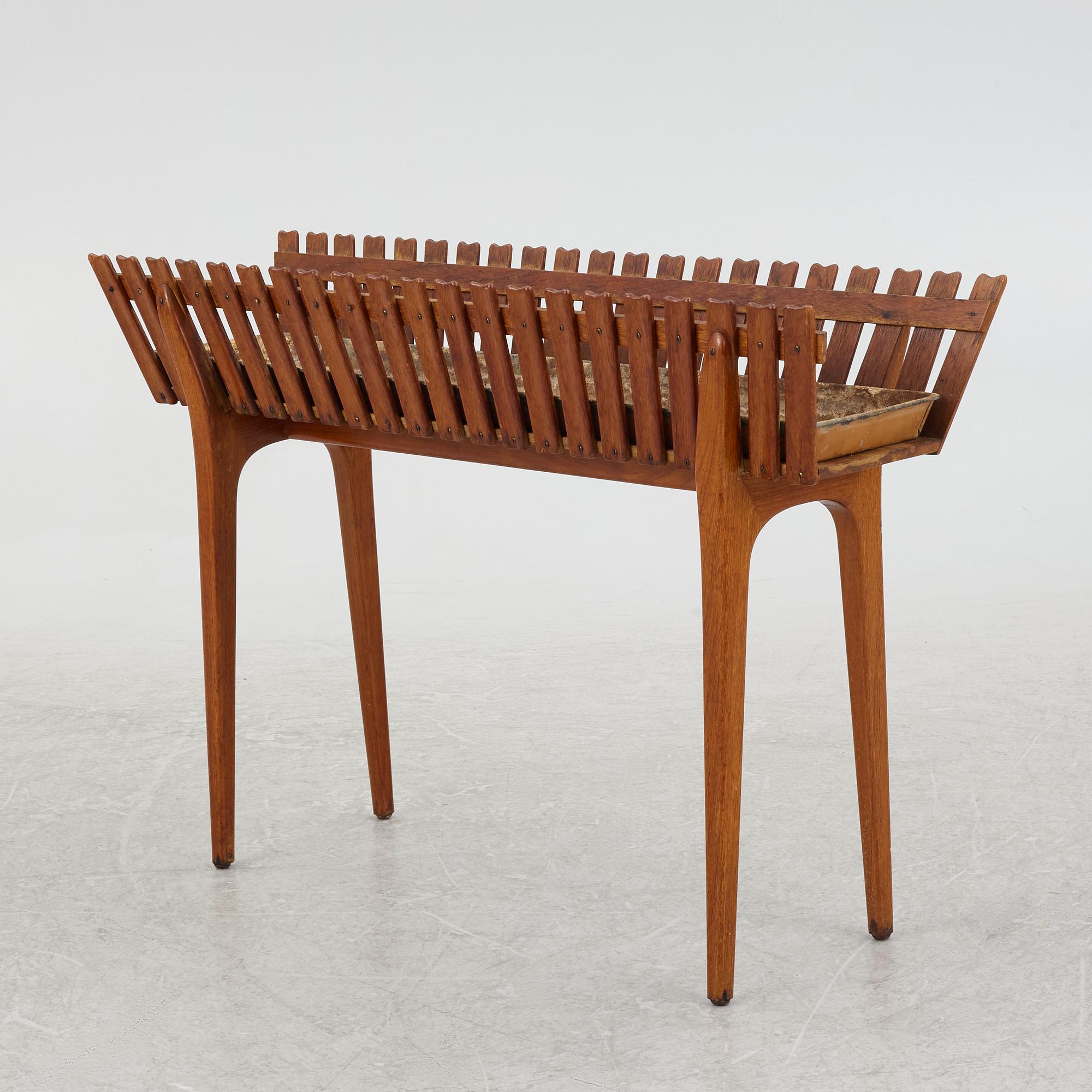 Flower table, mid-20th century.