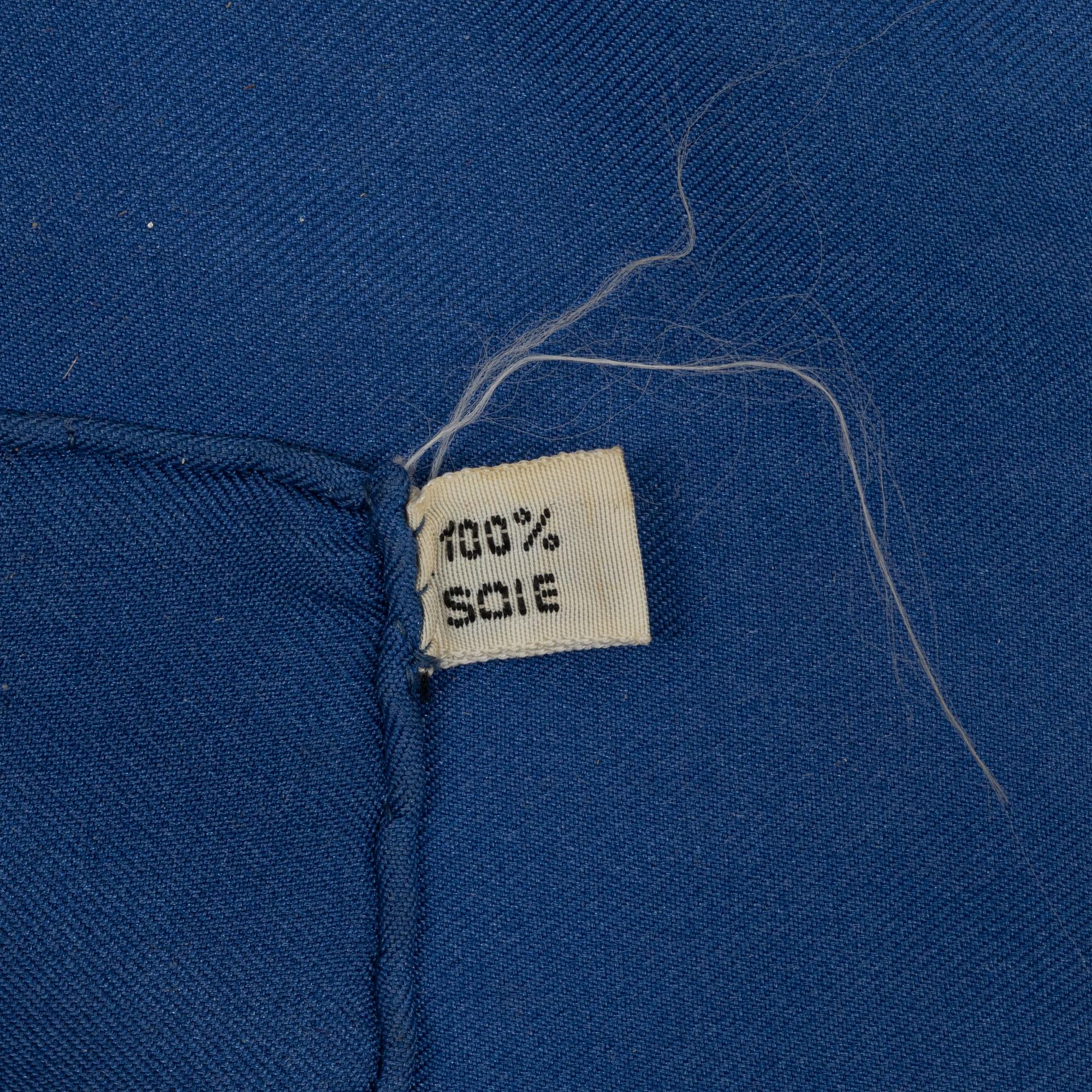 Hermès, an 'Armada' silk scarf.