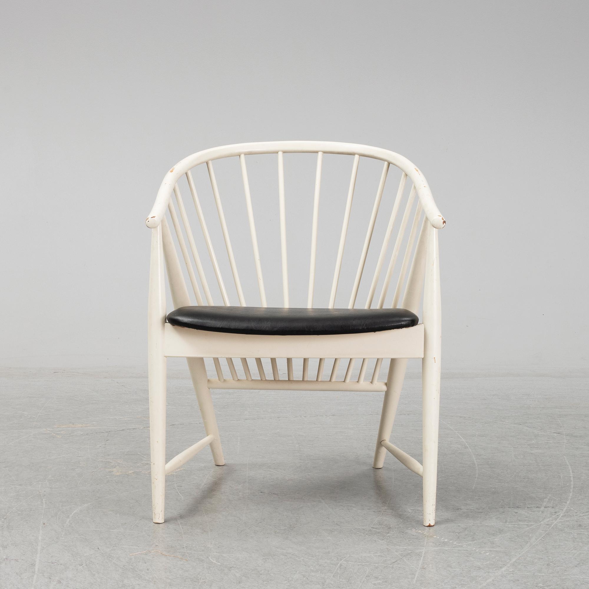 SONNA ROSÉN, fåtölj, "Solfjädern", Nesto Nässjö Stolfabrik AB.