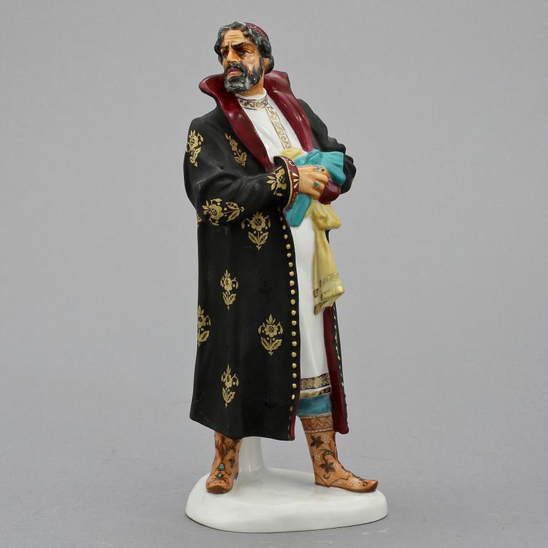 FIGURIN, porslin, efter Yakov Trupianskys modell, Lomonosov, Ryssland, 1900-tal.